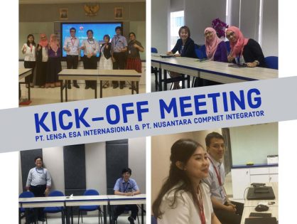 Kick-off Meeting PT. Lensa Esa Internasional & PT. Nusantara Compnet Integrator